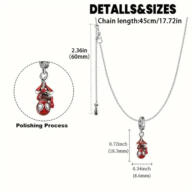 New Superhero Spiderman Necklace