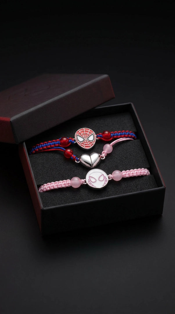 Spiderman Friendship Bracelet for Couples